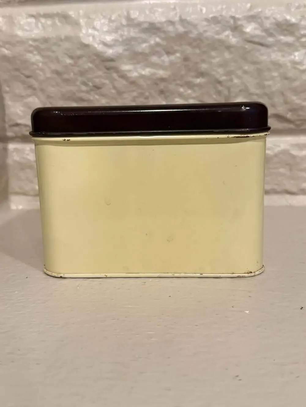 Vintage Mid-Century Retro Mushroom Tin Storage Canister